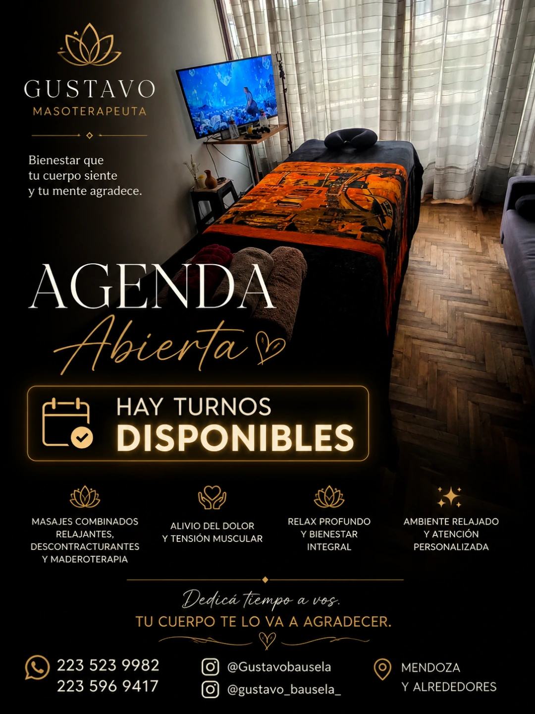 Portada de Masoterapeuta Gustavo