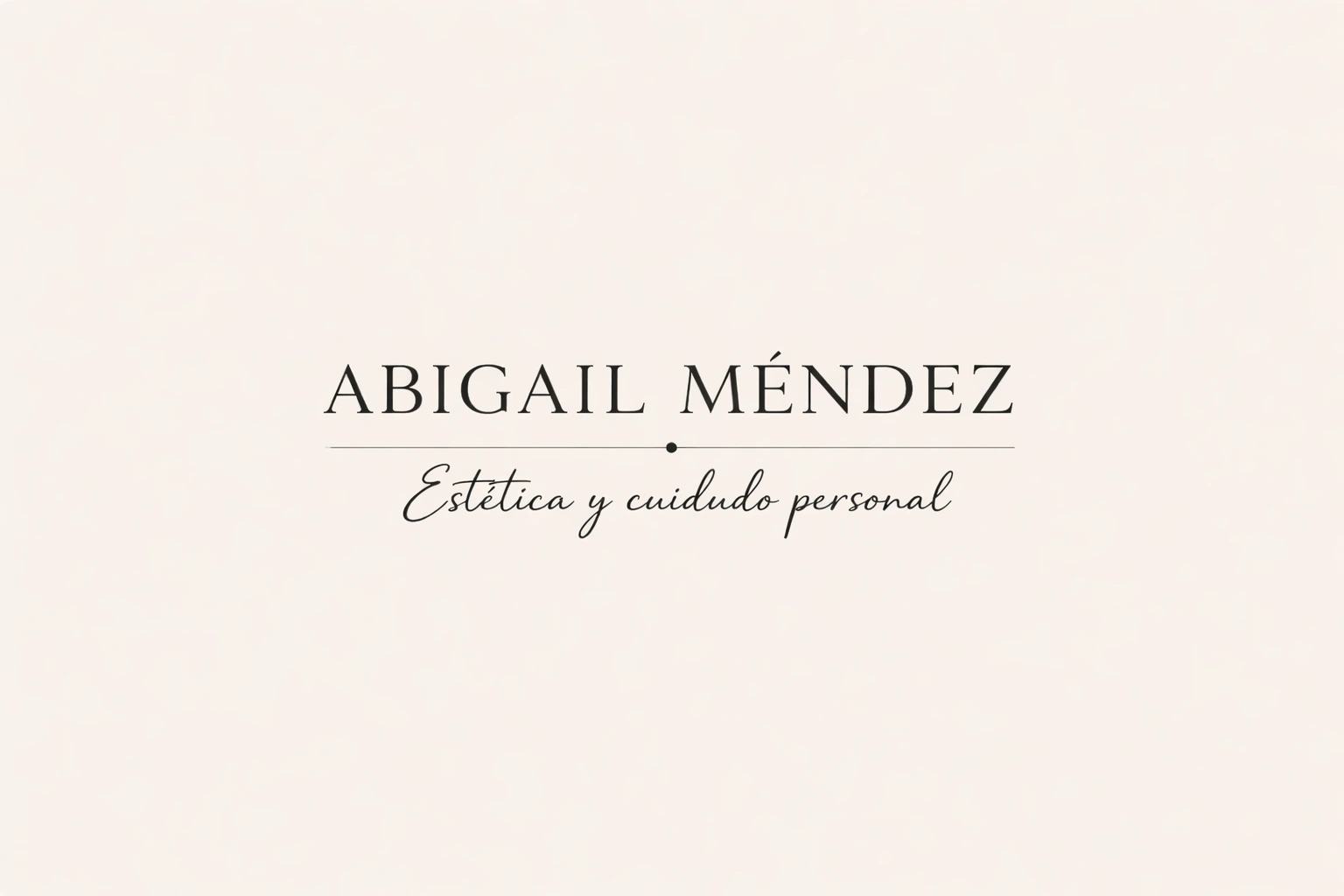 Portada de Estética Abigail Méndez
